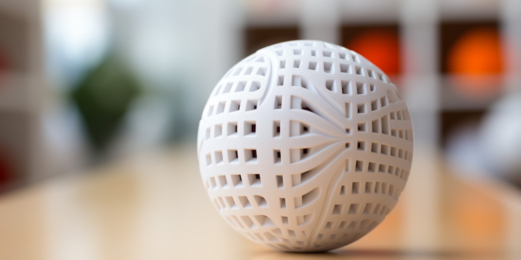 ballon de basketball imprimé en 3D