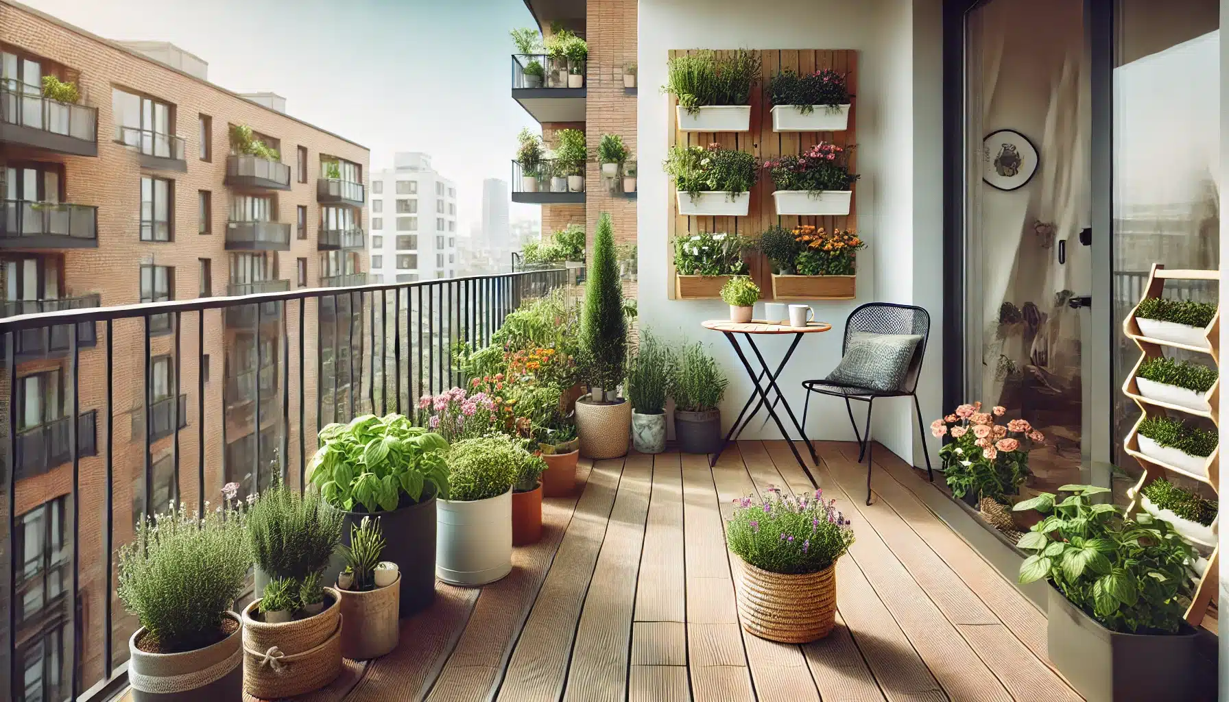 Créer un jardin urbain sur le balcon